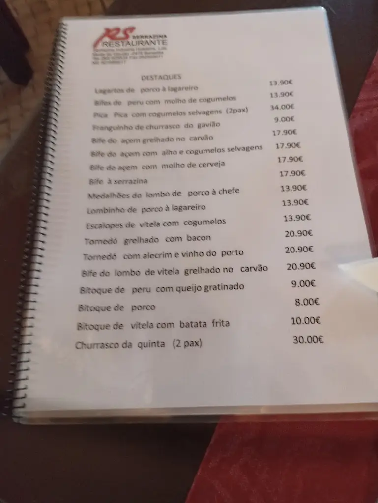 Menu_Serrazina_Benedita_immagine_2