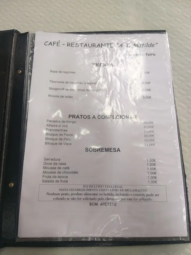 Menu_A Ti Matilde_Ansião_immagine_1