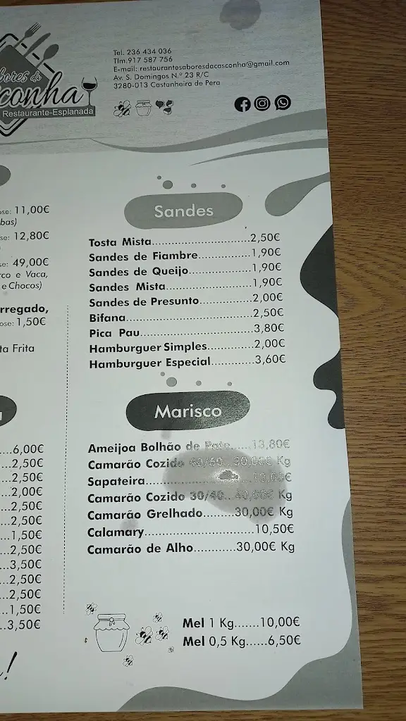 Menu_Sabores da Casconha_Castanheira de Pêra_immagine_3