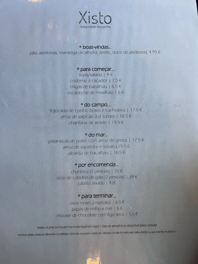 Menu_Xisto_Castanheira de Pêra_immagine_4