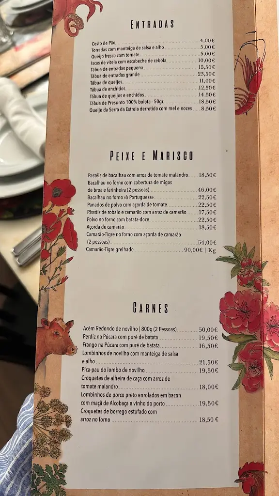 Menu_António Padeiro_Aljubarrota_imagen_2