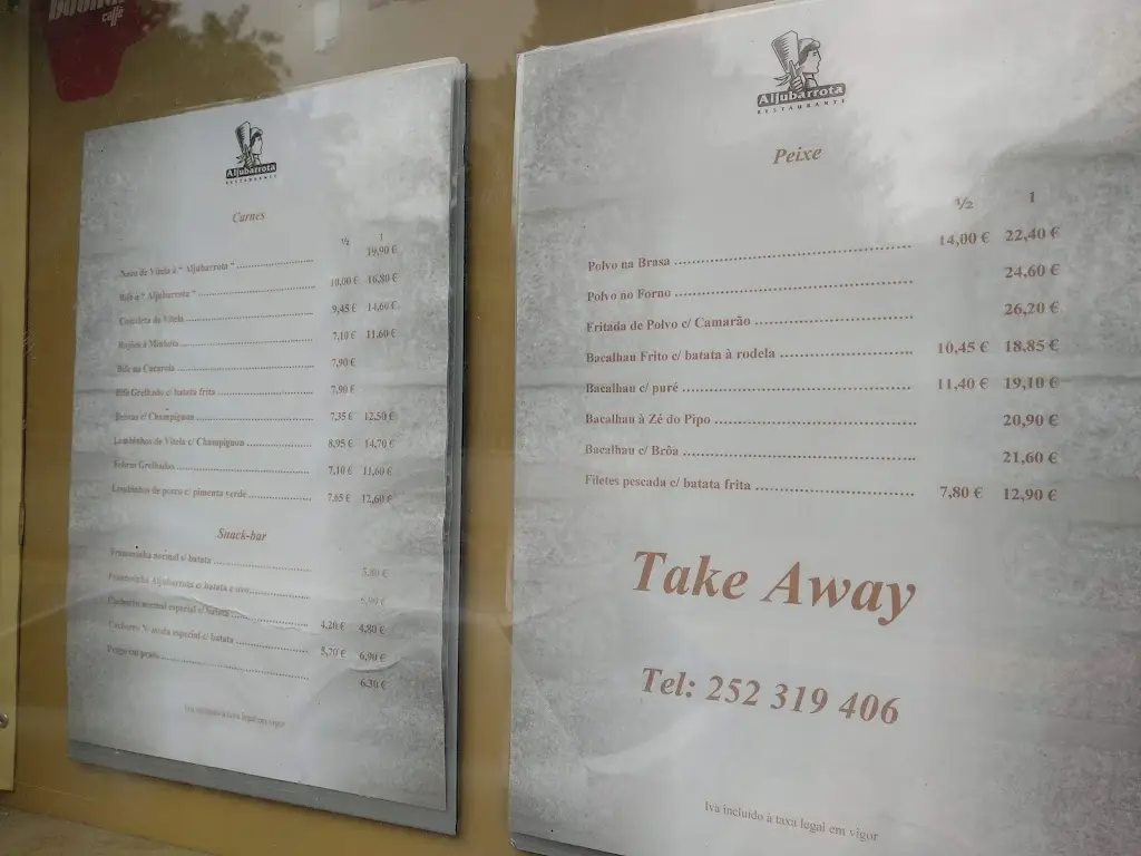 Menü_Restaurante Aljubarrota_Aljubarrota_Bild_2