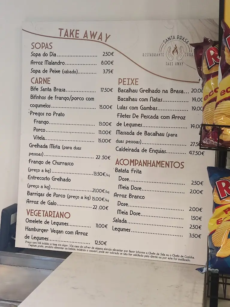 Menu_Santa Brasa_Gafanha da Nazaré_image_1
