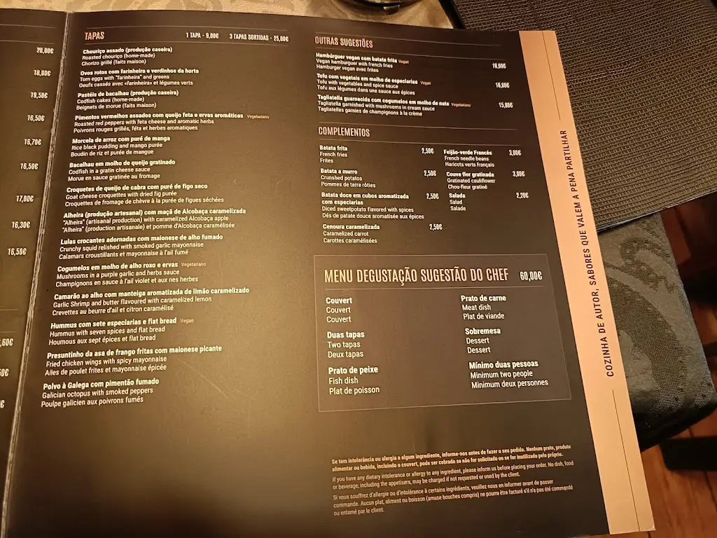 Menu_Pratu's Restaurante Bar & Tapas_Aljubarrota_immagine_2