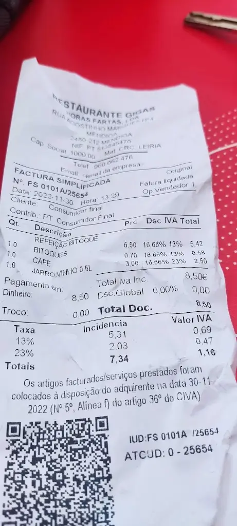 Antonio Juliao_Restaurante Gigas_Aljubarrota_review