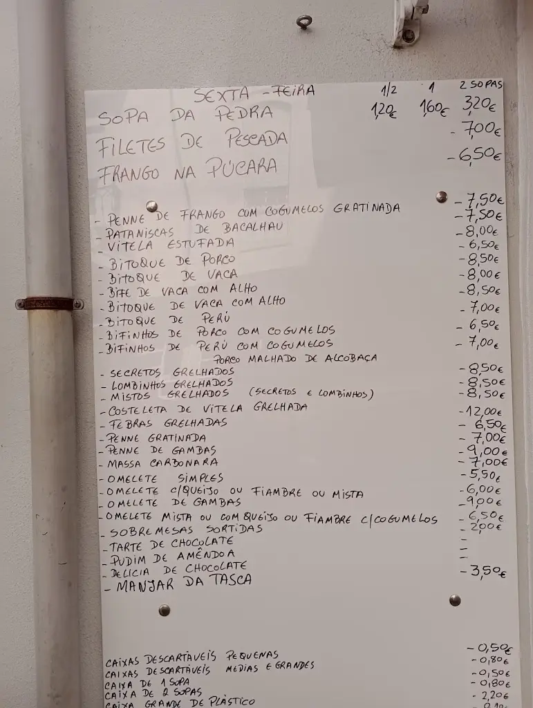 Menu_Restaurante Tasca Zé da Loja_Aljubarrota_immagine_4