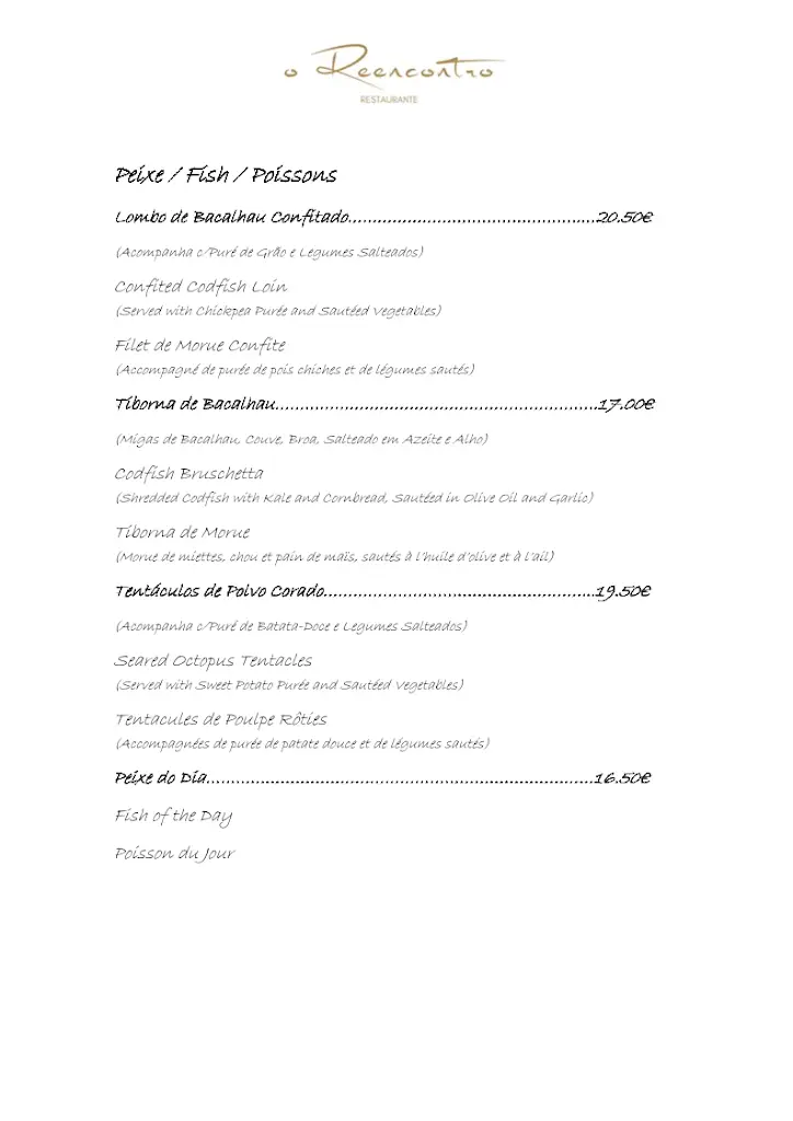 Menu_O Reencontro Restaurante_Aljubarrota_immagine_1
