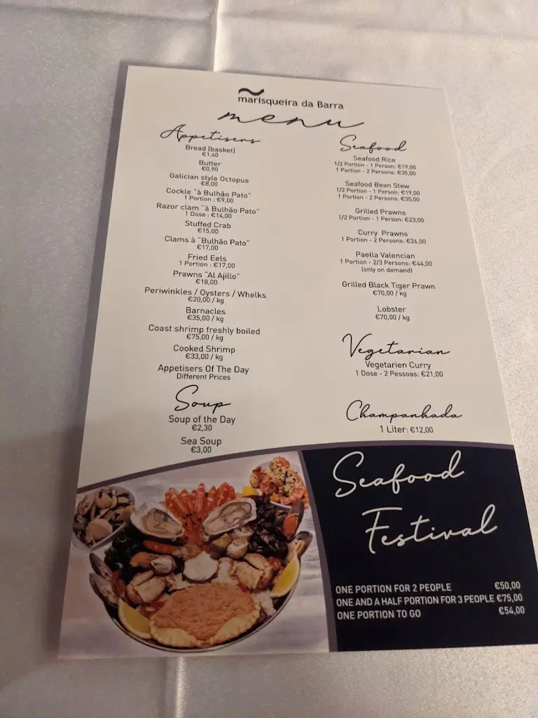 Menu_Marisqueira da Barra_Gafanha da Nazaré_immagine_3