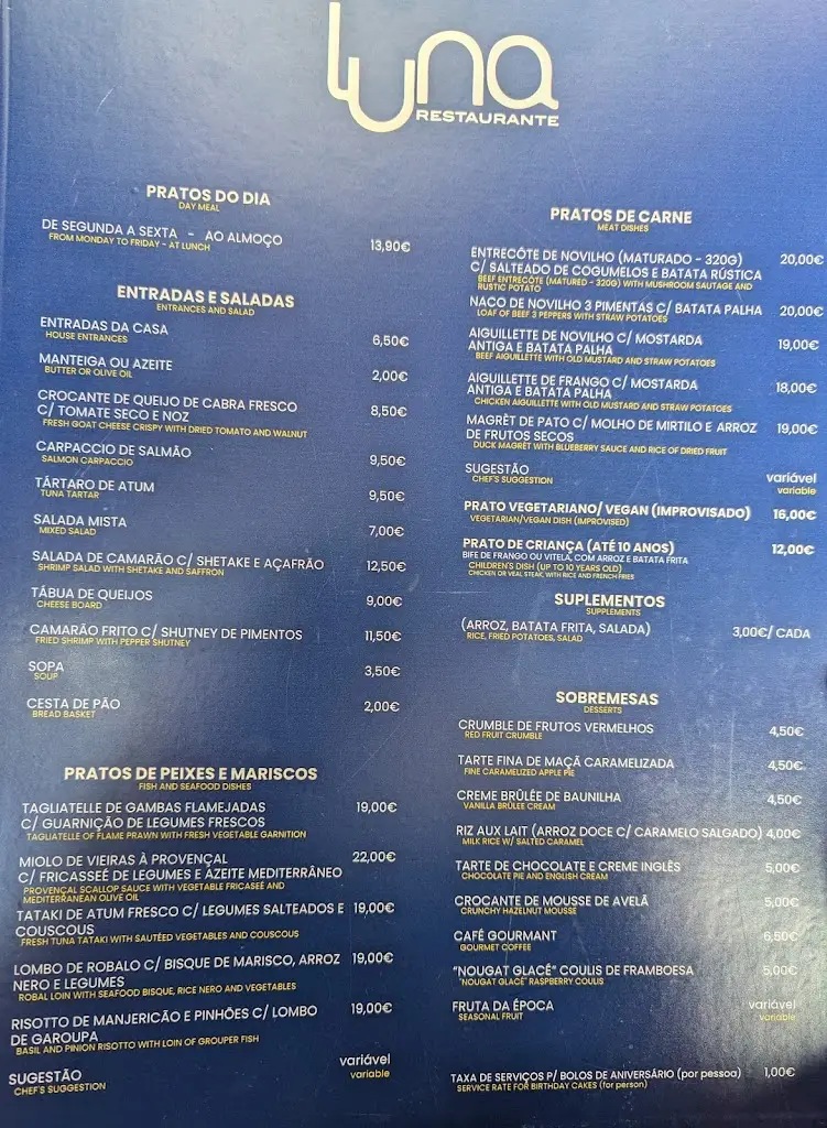 Menu_Restaurante Luna_Leiria_immagine_2