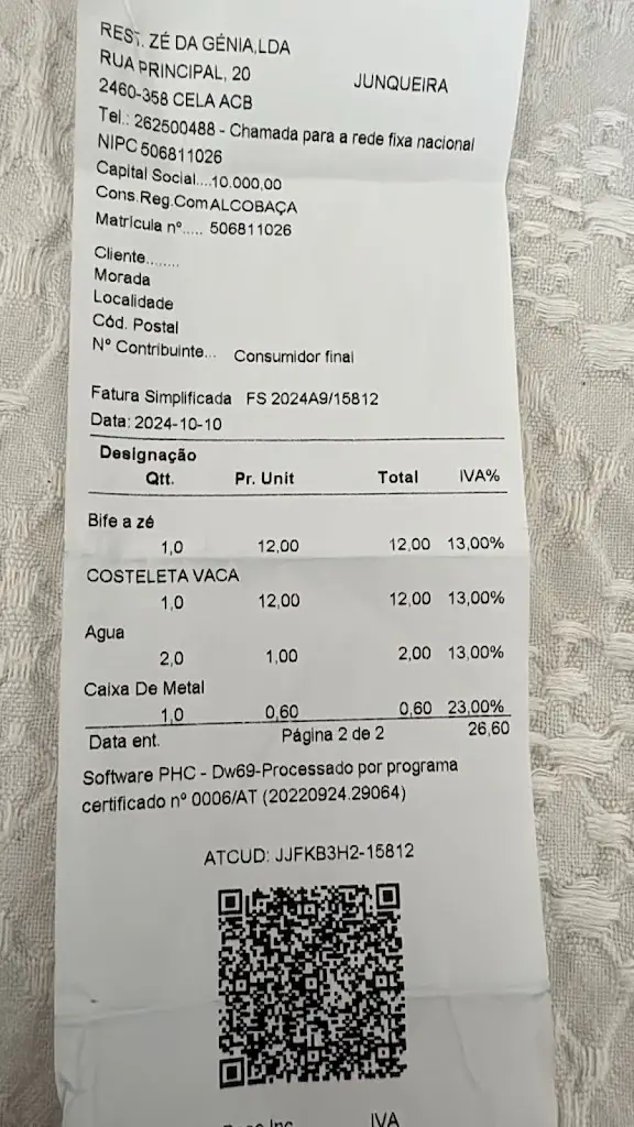 Daniela Moreira_Restaurante Zé da Génia_Alcobaça_review