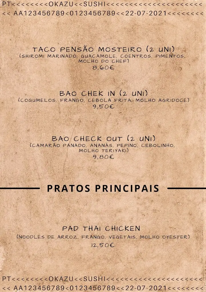 Menu_Restaurante Økazu sushi , Alcobaça_Alcobaça_image_2