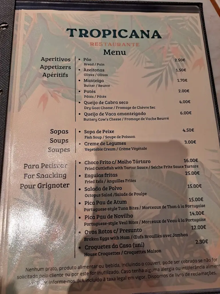 Menu_Tropicana Restaurante_Nadadouro_image_1