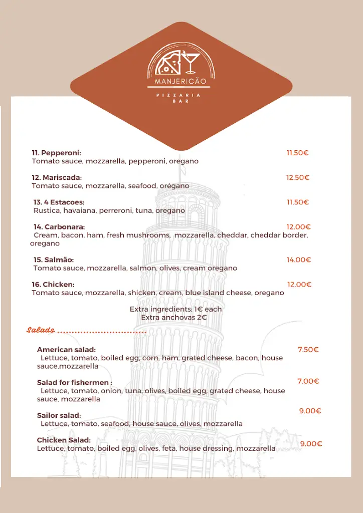 Menu_Pizzaria Bar Manjericão_Figueiró Dos Vinhos_imagen_1
