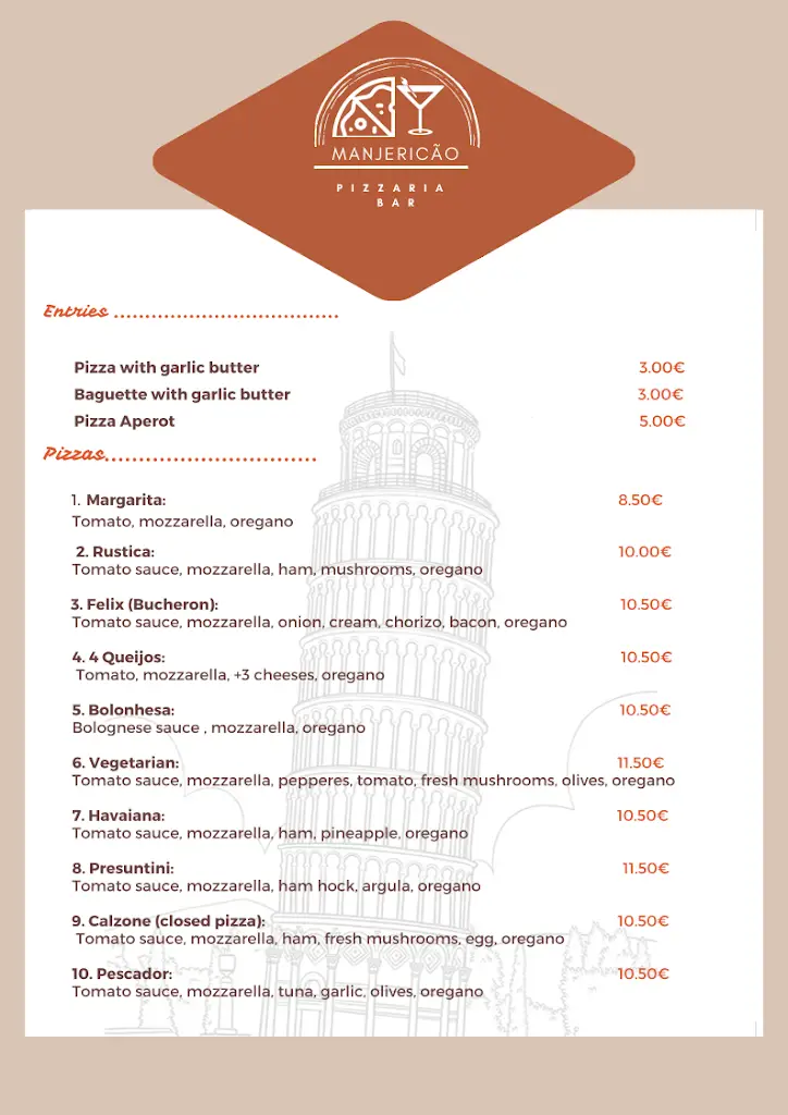 Menu_Pizzaria Bar Manjericão_Figueiró Dos Vinhos_imagen_2