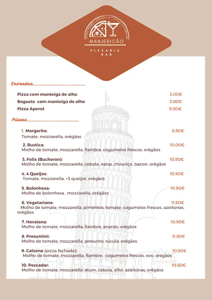 Menu_Pizzaria Bar Manjericão_Figueiró Dos Vinhos_imagen_4