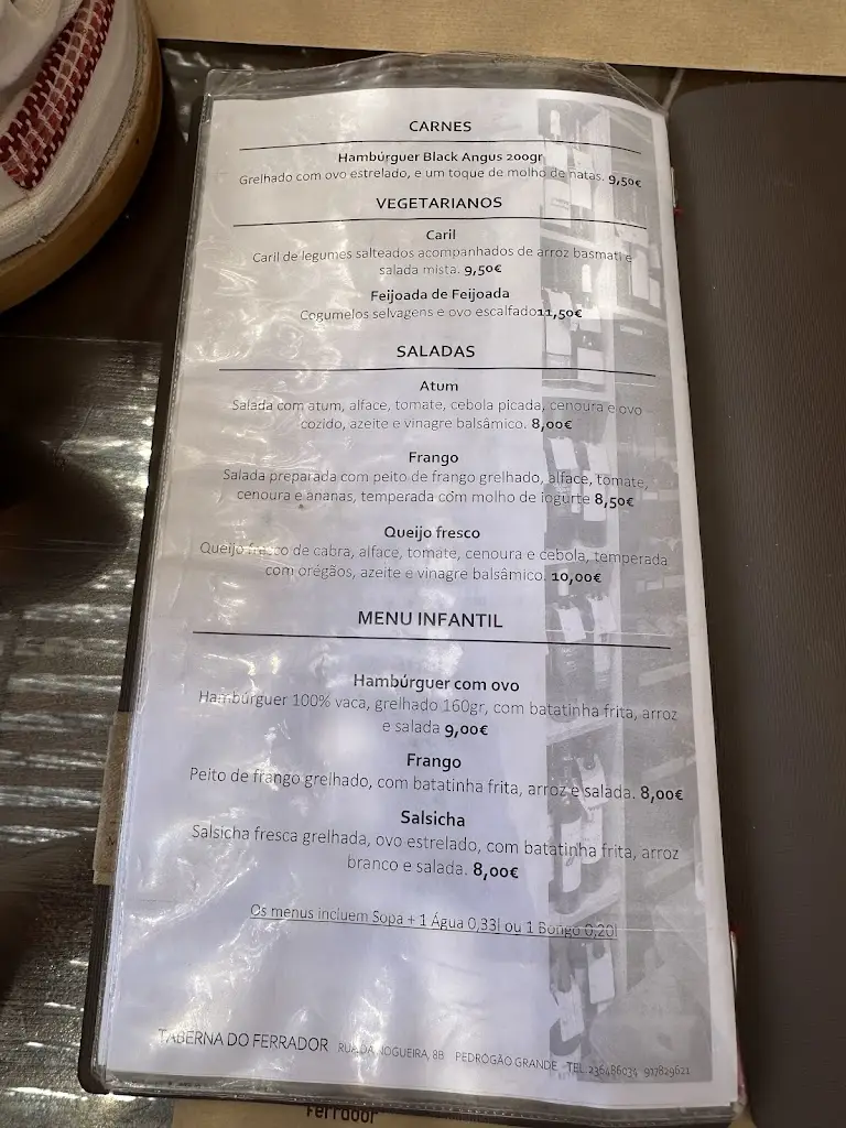 Menu_Taberna do Ferrador_Figueiró Dos Vinhos_imagen_4
