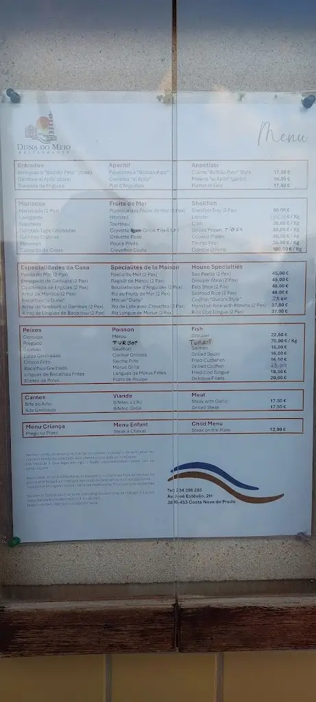 Menu_Duna do Meio_Gafanha da Nazaré_immagine_3