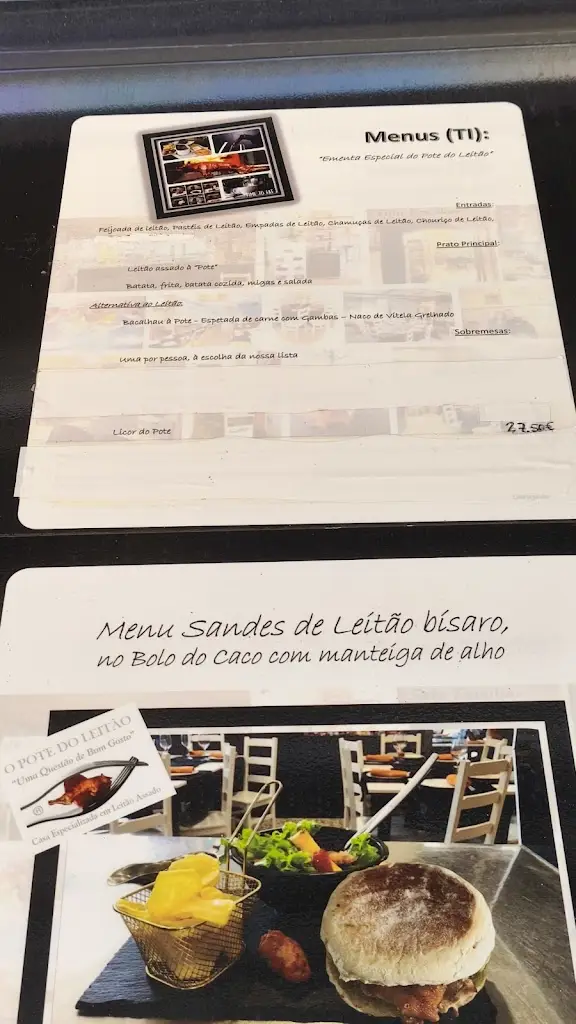 Menu_Restaurante O Pote do Leitão_Louriçal_immagine_1