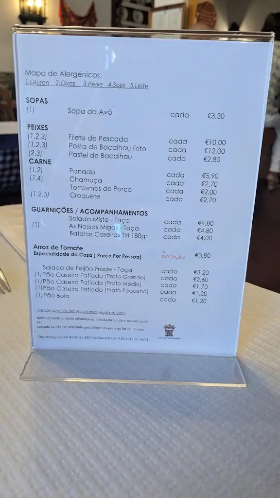 Menu_Restaurante O Manjar do Marquês_Louriçal_immagine_2