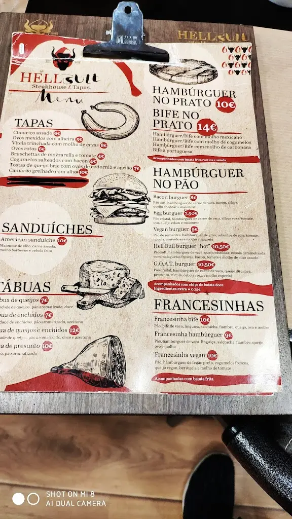 Menu_Restaurante Hell Bull - Steakhouse e Tapas_Louriçal_immagine_3