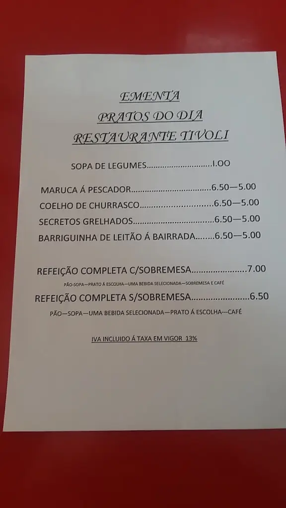 Menu_Restaurante Tivoly_Louriçal_immagine_1