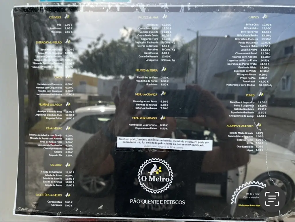 Menu_Restaurante O Melro_Óbidos_immagine_3