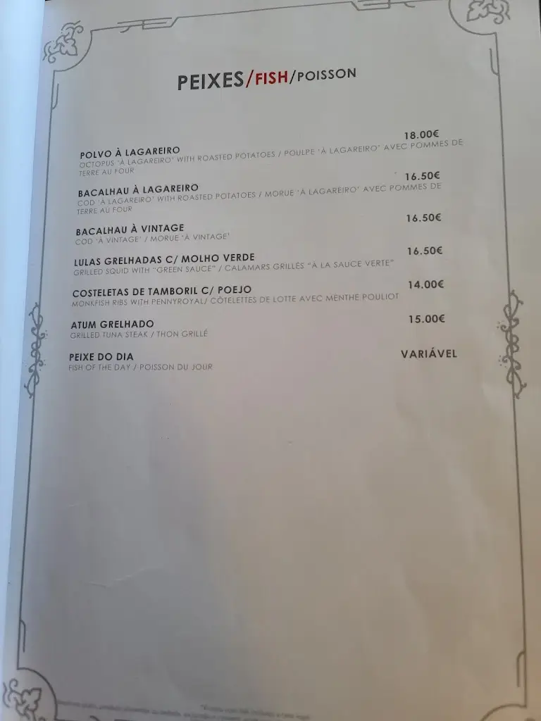 Menu_Restaurant Vintage_Pombal_immagine_3