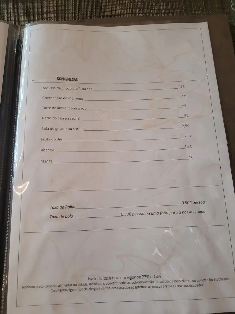 Menu_Restaurante Sazonal_Pombal_immagine_3