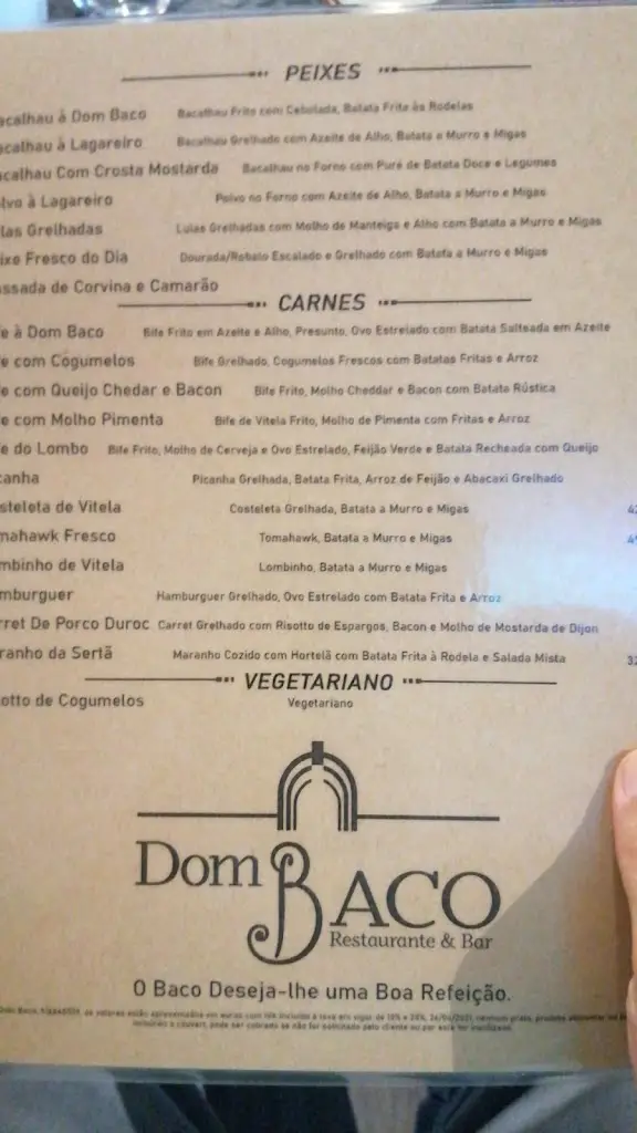 Menu_Restaurante Dom Baco_Pombal_immagine_3