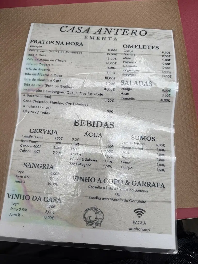 Menu_Restaurante Casa Antero_Salir de Matos_immagine_3