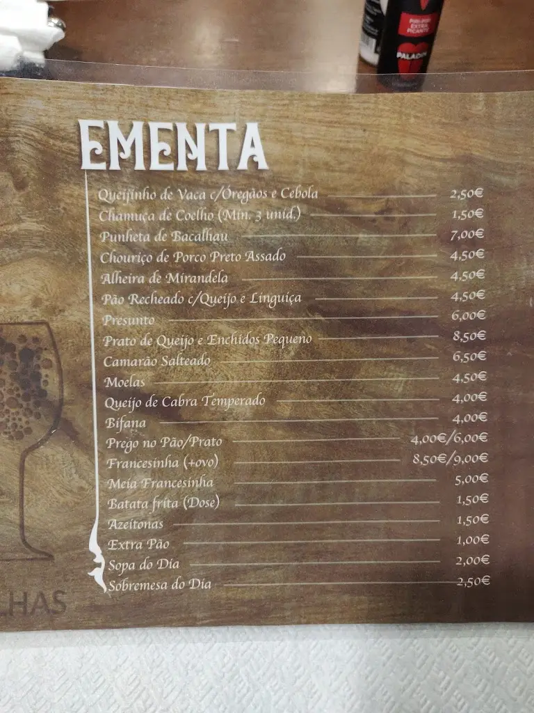 Menu_Saca Rolhas Wine Bar_Serra de El-Rei_image_1