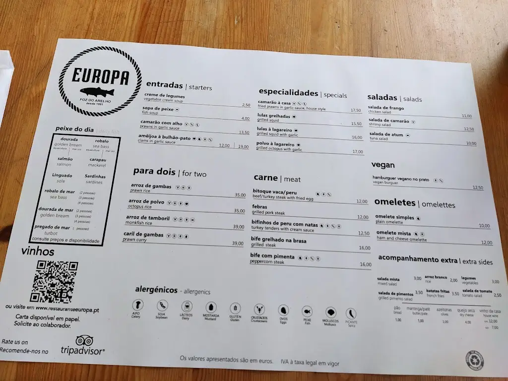Menu_Europa_Foz do Arelho_immagine_1