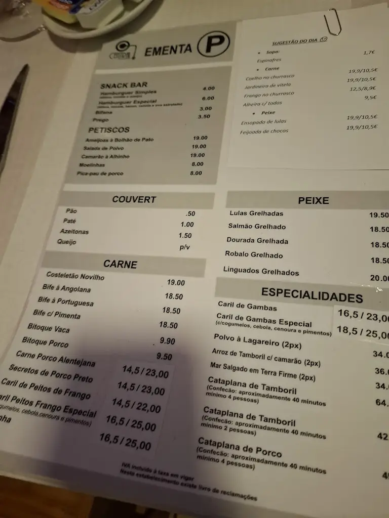 Menu_Cafe Central_Foz do Arelho_immagine_2