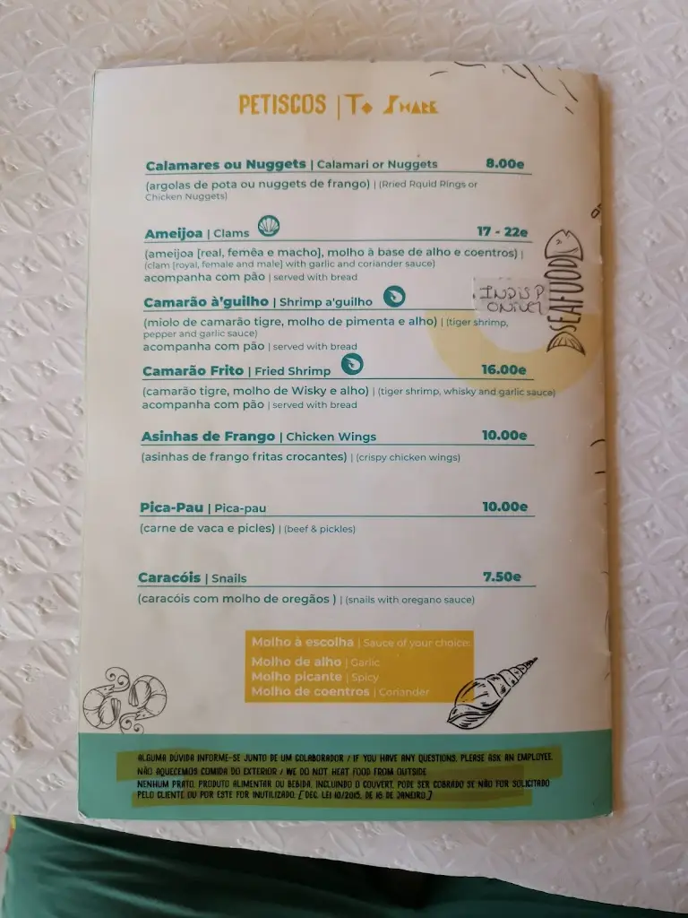 Menu_O'Clock Caffé_Foz do Arelho_immagine_3