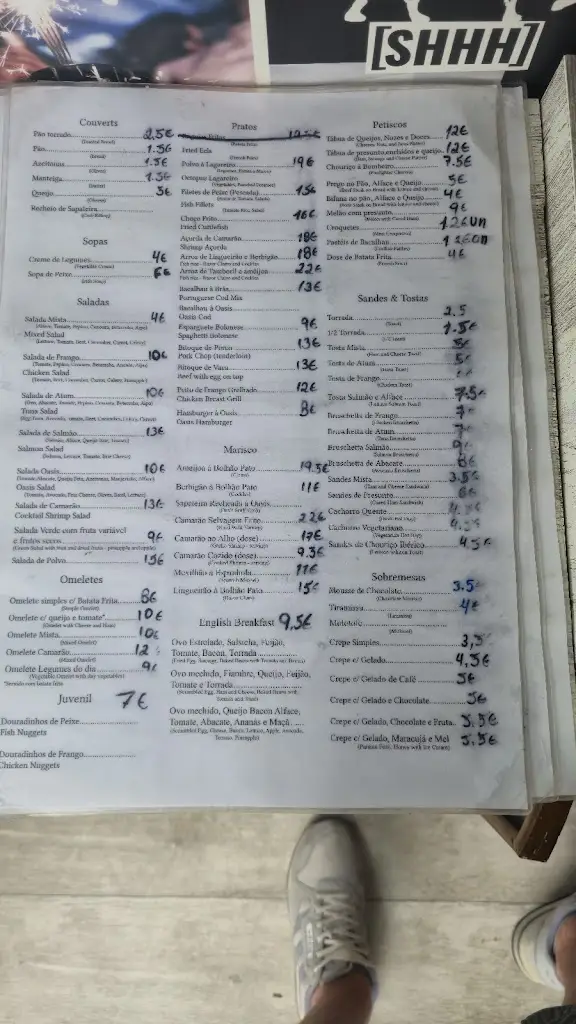 Menu_Restaurant New Oasis_Foz do Arelho_immagine_2