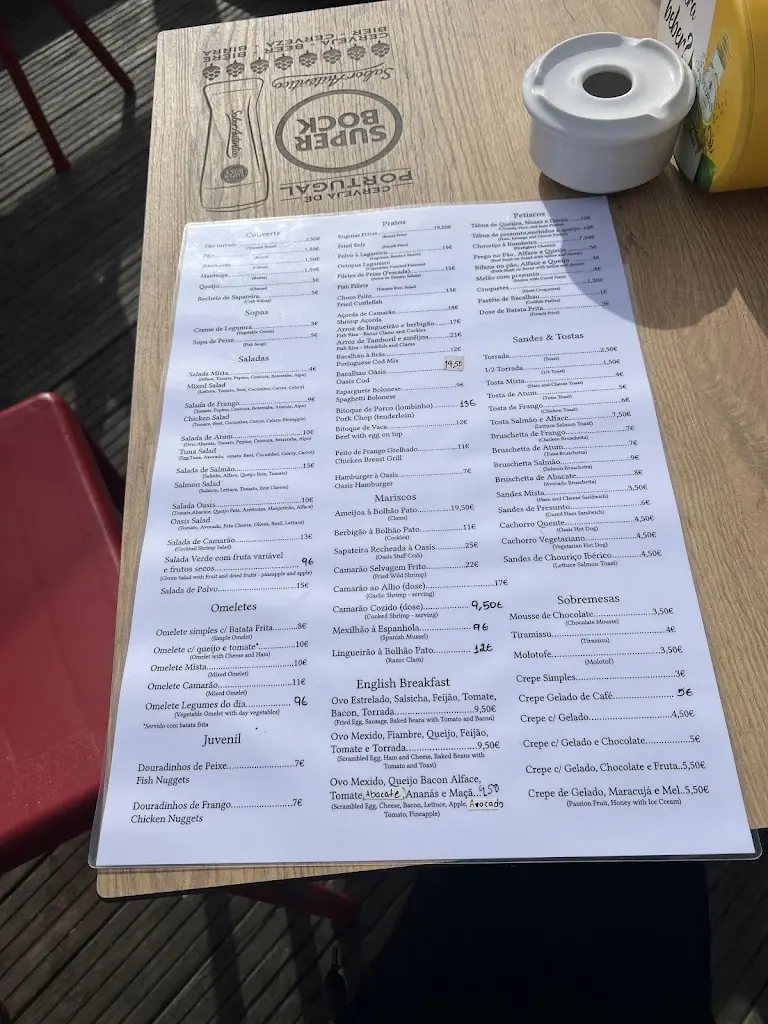 Menu_Restaurant New Oasis_Foz do Arelho_immagine_4