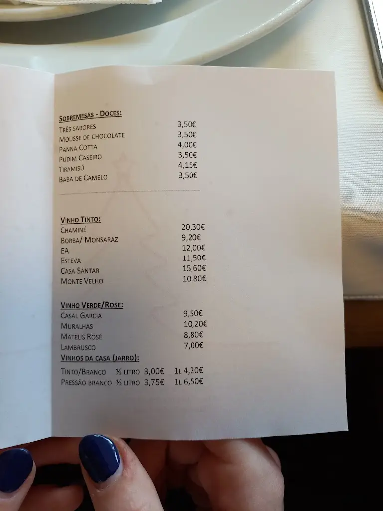 Menu_David. Restaurante. Servico de banquetes_Souto da Carpalhosa_image_1