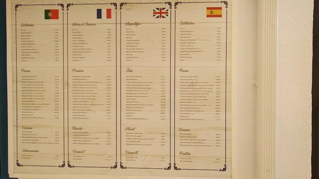 Menu_Maria do Mar_Nazaré_immagine_2