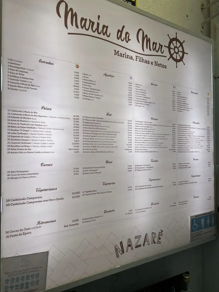 Menu_Maria do Mar_Nazaré_immagine_4