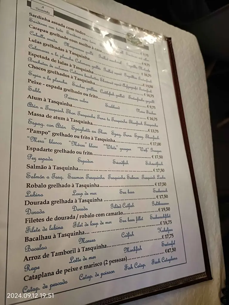 Menu_Restaurante A Tasquinha_Nazaré_imagen_1
