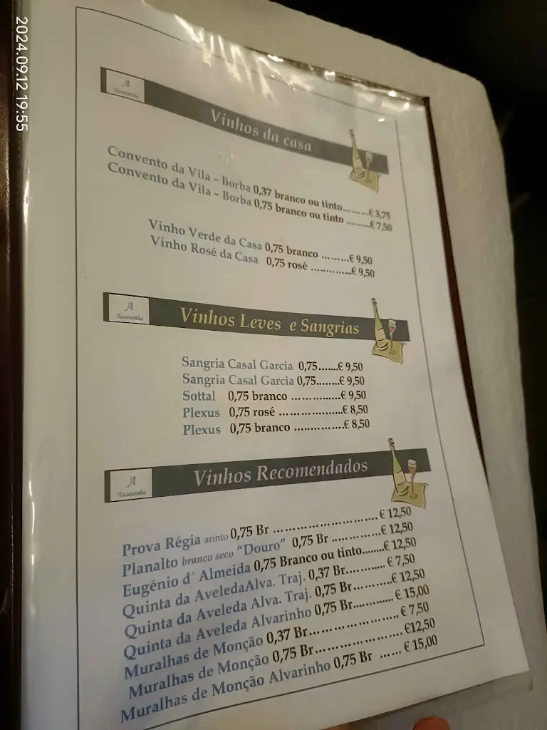 Menu_Restaurante A Tasquinha_Nazaré_imagen_2