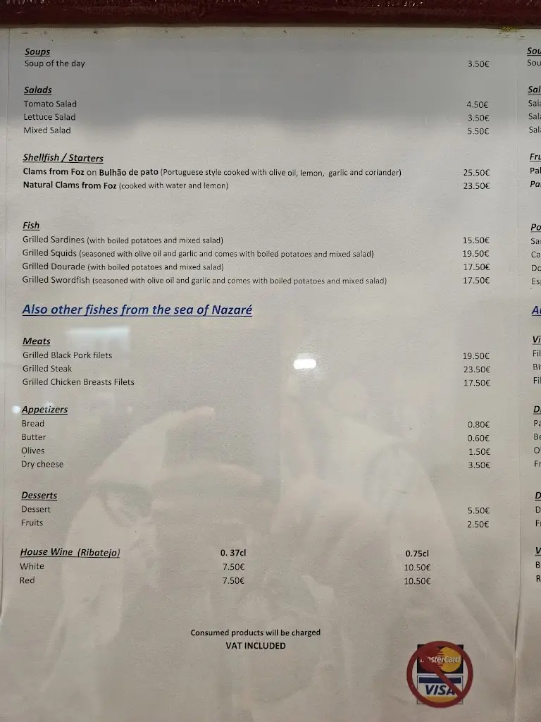 Menu_Restaurante Rosa Dos Ventos_Nazaré_immagine_1