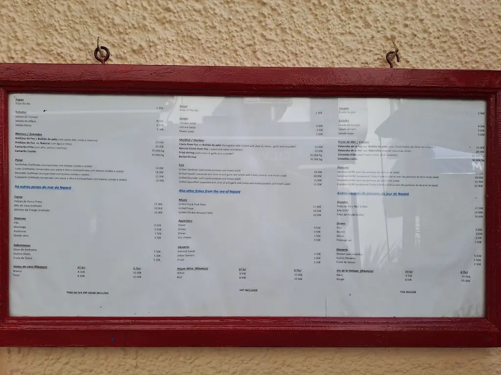 Menu_Restaurante Rosa Dos Ventos_Nazaré_immagine_4