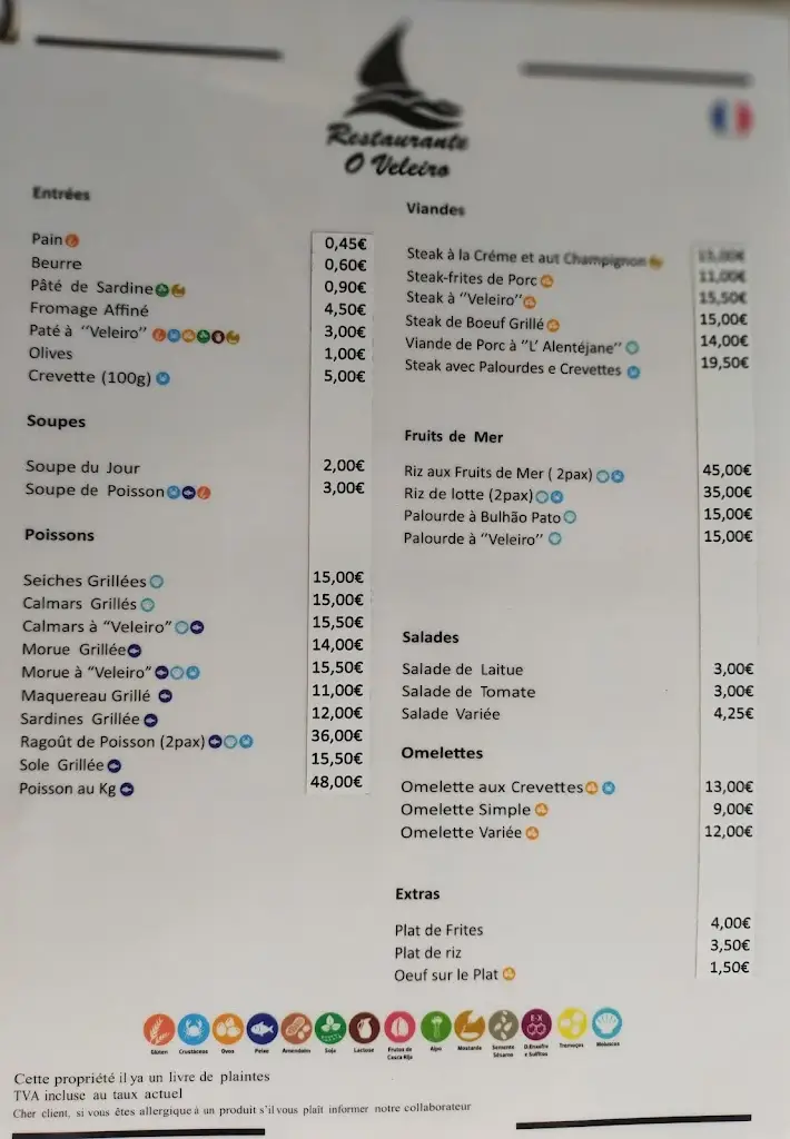 Menu_O Veleiro_Nazaré_immagine_4