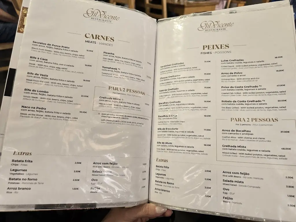 Menu_Restaurante Gil Vicente_Nazaré_imagen_1