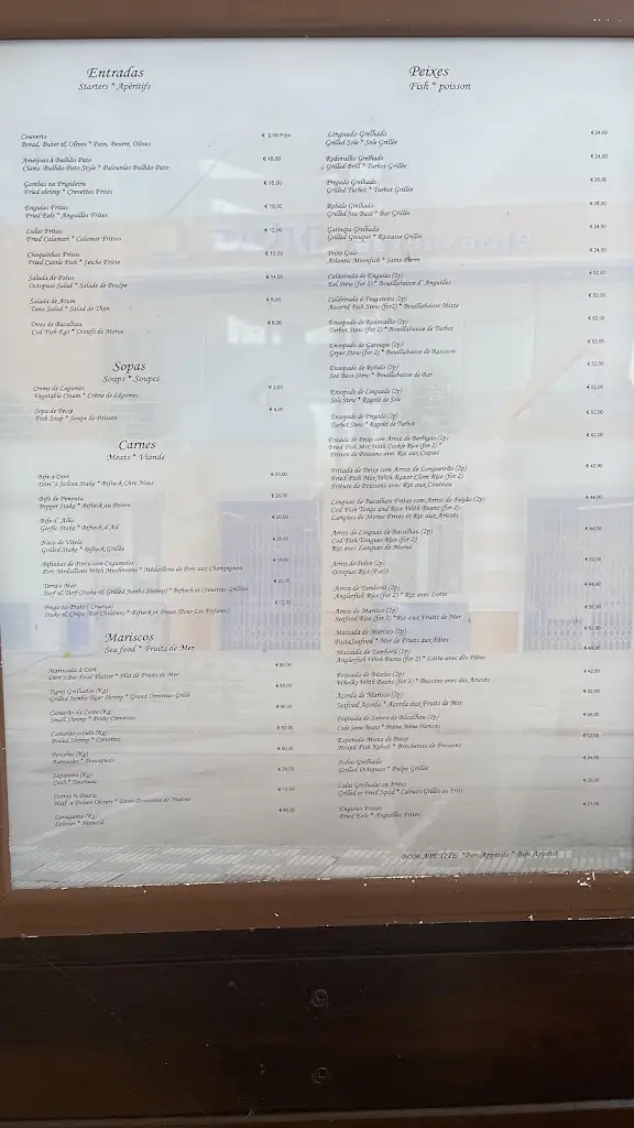 Menu_Dóri Restaurante - Marisqueira_Ílhavo_immagine_2
