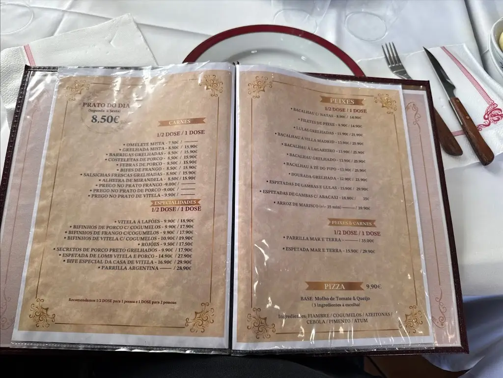 Menu_Restaurante Vila Madrid_Ílhavo_immagine_1