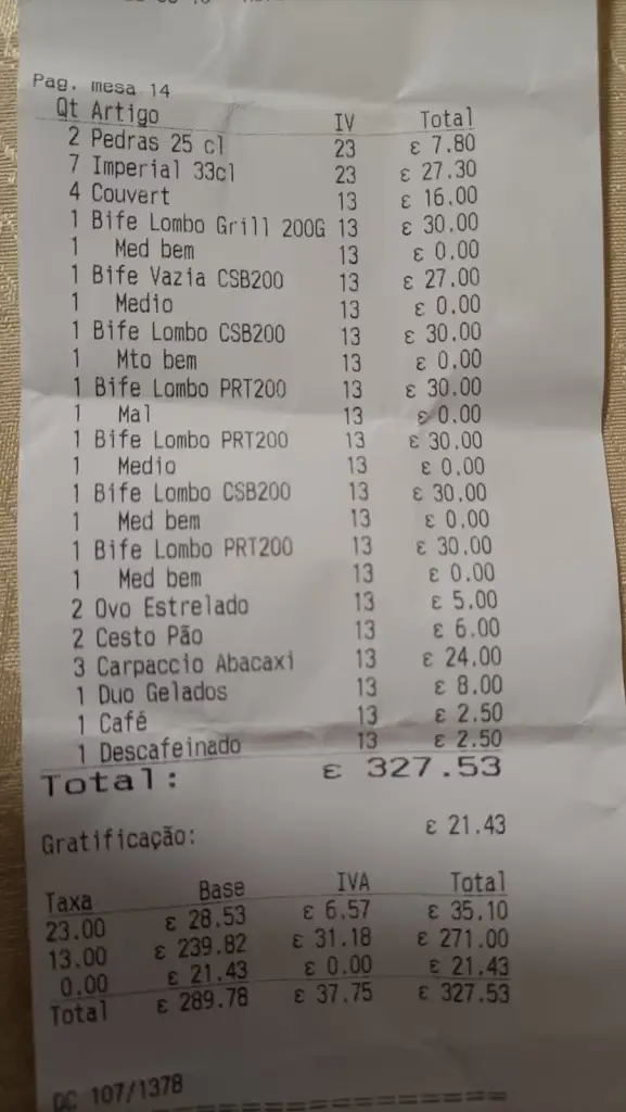 Menu_Café de São Bento Cascais_Cascais_immagine_3