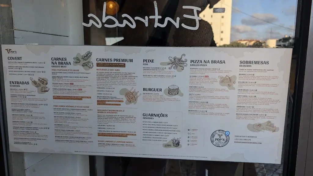 Menu_Pop's Steak House_Lourinhã_image_4