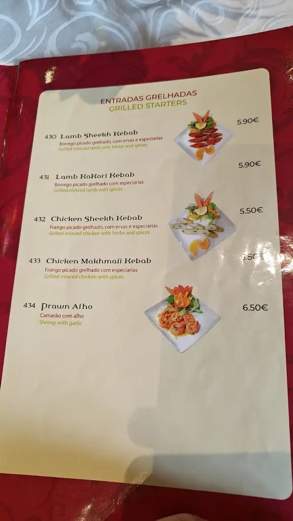 Menu_Restaurante Delhi Darbar Mafra_Mafra_immagine_2